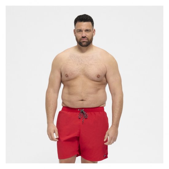 North Latitude Swimshorts Red - Ondergoed & zwem - Grote Maten Ondergoed Heren