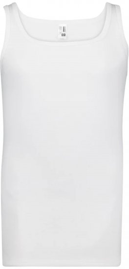  Adamo Royal Fine Ribbed Undershirt 2-Pack White - Ondergoed & zwem - Grote Maten Ondergoed Heren