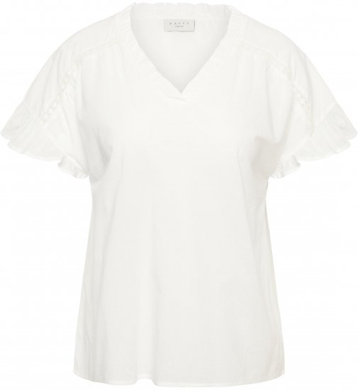 Kaffe Curve Valeria Top Chalk - Tops - 