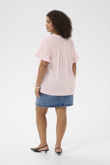 Kaffe Curve Valeria Top Ballerina Pink - Shirts & tops - 
