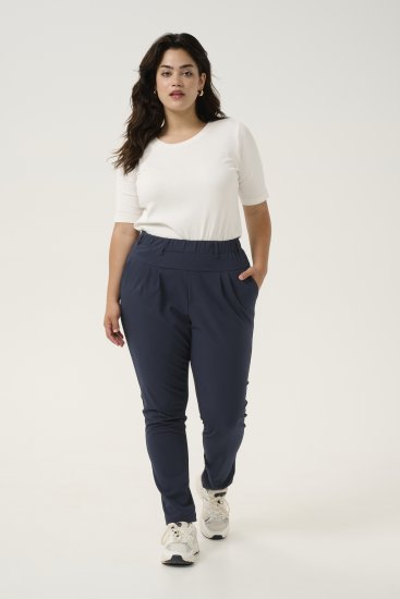 Kaffe Curve Jia Broek Midnight marine - Jeans & Broeken in Grote Maten – Plus Size - 