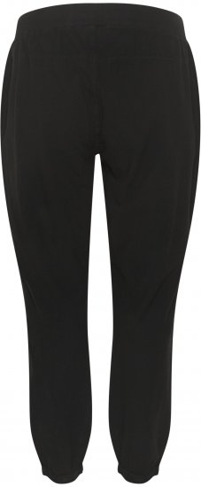 Kaffe Curve Nana Broek Diepzwart - Jeans & Broeken in Grote Maten – Plus Size - 