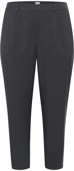 Kaffe Curve Merla Broek Zwart Oyster - Jeans & Broeken in Grote Maten – Plus Size - 