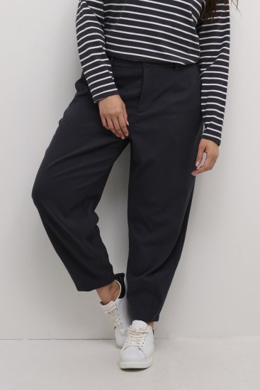 Kaffe Curve Merla Broek Zwart Oyster - Jeans & Broeken in Grote Maten – Plus Size - 