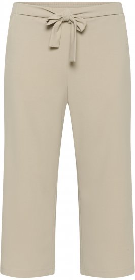 Kaffe Curve Pheolo Cropped Pants Feather Grey - Stoffen broeken - 