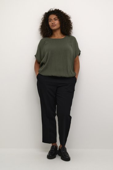 Kaffe Curve Ami Stanley Korte mouw Bosnacht - T-shirts - 