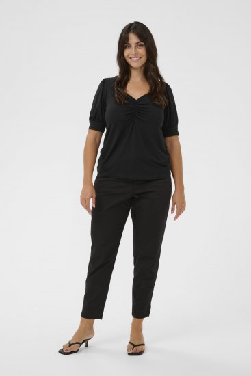 Kaffe Curve Sissy T-shirt Diepzwart - T-shirts - 