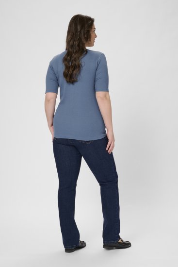 Kaffe Curve Carina T-Shirt Blue - T-shirts - 