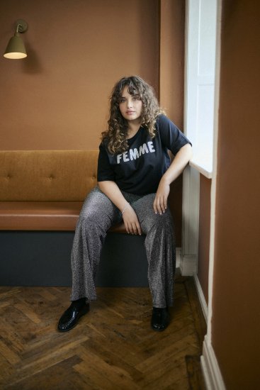Kaffe Curve Ariana T-Shirt Black - T-shirts - 