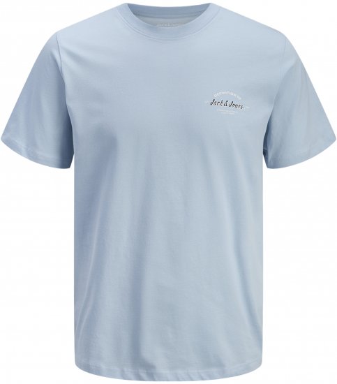 Jack & Jones Brandon T-Shirt Celestial Blue - T-shirts - Grote Maten T-shirts Heren