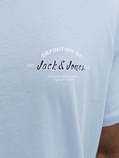 Jack & Jones Brandon T-Shirt Celestial Blue - T-shirts - Grote Maten T-shirts Heren