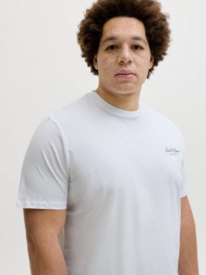 Jack & Jones Archive T-shirt Wit - T-shirts - Grote Maten T-shirts Heren