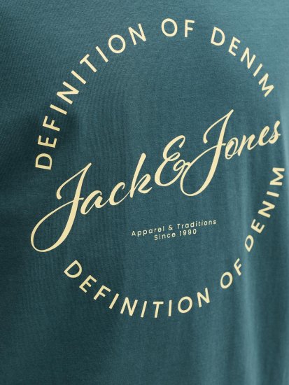 Jack & Jones Grayson T-shirt Turquoise - T-shirts - Grote Maten T-shirts Heren