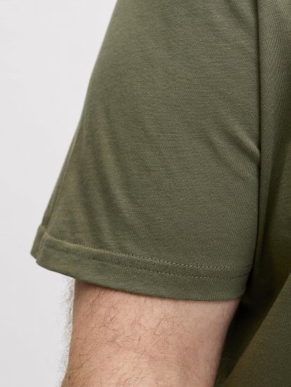 Jack & Jones Edenver T-Shirt Khaki - T-shirts - Grote Maten T-shirts Heren