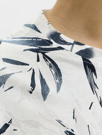 Jack & Jones Honolulu T-Shirt White - T-shirts - Grote Maten T-shirts Heren