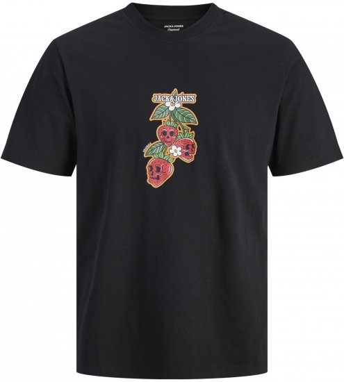Jack & Jones Catskills T-shirt Zwart - T-shirts - Grote Maten T-shirts Heren
