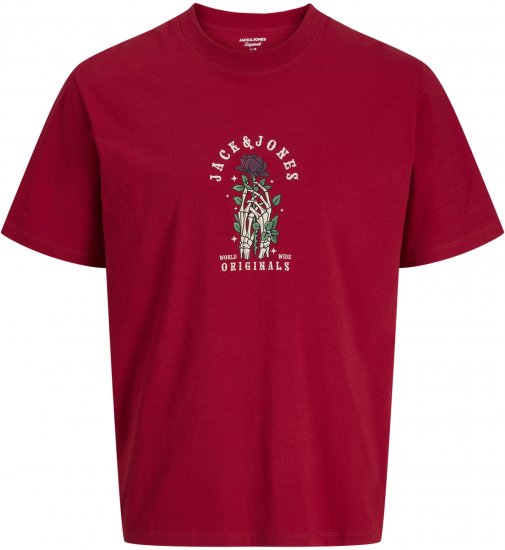 Jack & Jones Catskills T-shirt Rood - T-shirts - Grote Maten T-shirts Heren