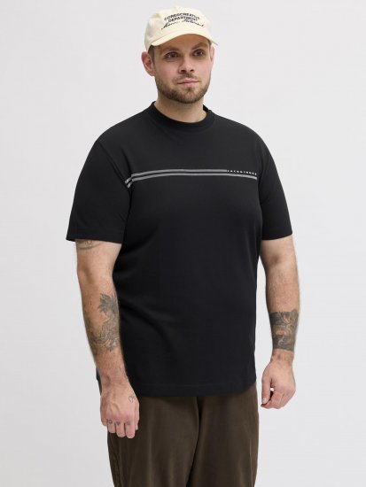 Jack & Jones Cofusion T-Shirt Black - T-shirts - Grote Maten T-shirts Heren