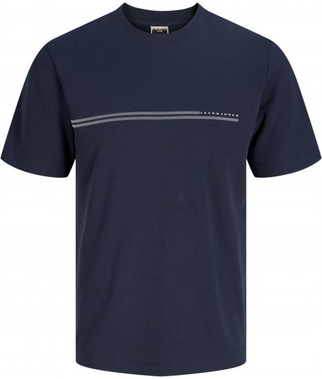 Jack & Jones Cofusion T-Shirt Navy - T-shirts - Grote Maten T-shirts Heren
