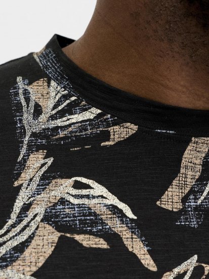 Jack & Jones Montauk T-Shirt Black - T-shirts - Grote Maten T-shirts Heren