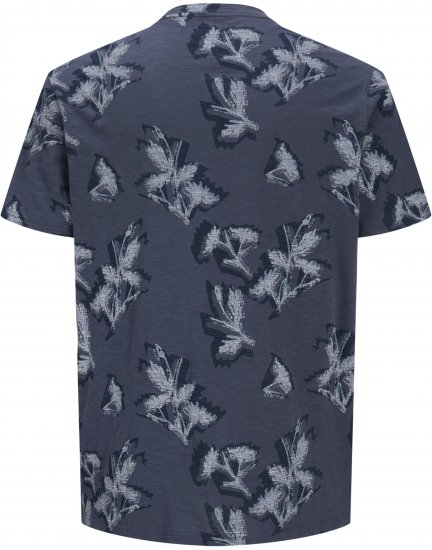 Jack & Jones Montauk T-Shirt Blue - T-shirts - Grote Maten T-shirts Heren