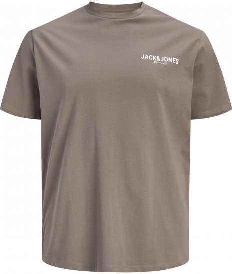 Jack & Jones Oscar T-Shirt Grey - T-shirts met opdruk - T-shirts met opdruk grote maten
