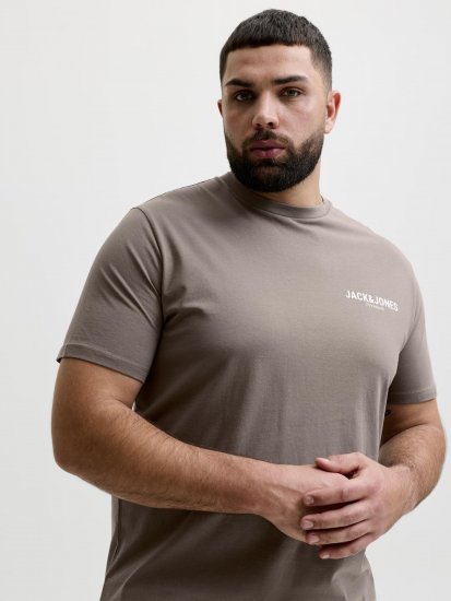 Jack & Jones Oscar T-Shirt Grey - T-shirts met opdruk - T-shirts met opdruk grote maten