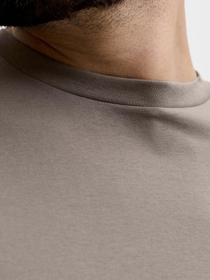 Jack & Jones Oscar T-Shirt Grey - T-shirts met opdruk - T-shirts met opdruk grote maten