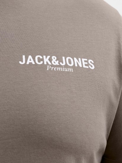 Jack & Jones Oscar T-Shirt Grey - T-shirts met opdruk - T-shirts met opdruk grote maten