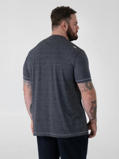 D555 Moyles Newport Beach Woody Car Printed T-Shirt Navy Twist - T-shirts met opdruk - T-shirts met opdruk grote maten