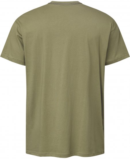 North Latitude 61119 T-Shirt Met Print Olijfgroen - T-shirts - Grote Maten T-shirts Heren
