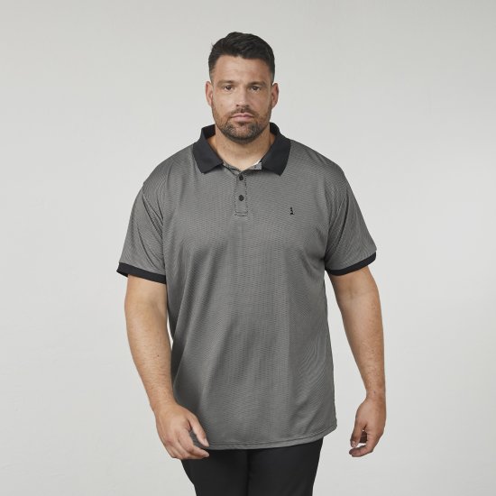 North Latitude 61158 Cool Effect Polo Zwart - Polo shirts - Grote Maten Poloshirts Heren