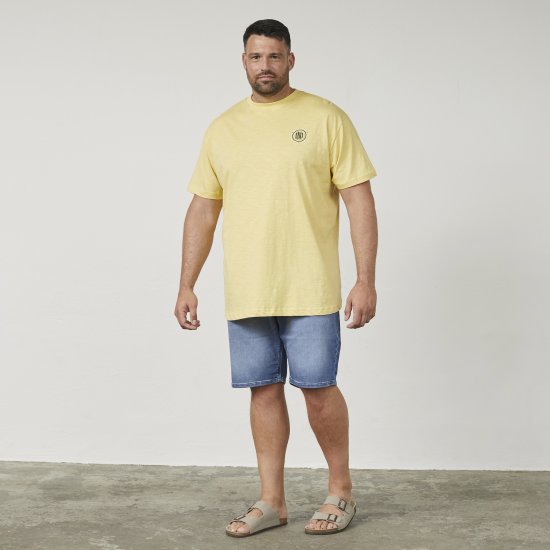 North Latitude 61316 T-Shirt Met Print Maïs - T-shirts - Grote Maten T-shirts Heren