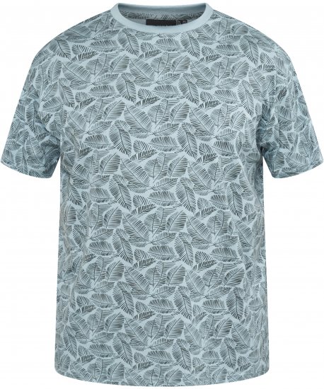 North Latitude 61318 All-Over Print T-Shirt Stofblauw - T-shirts - Grote Maten T-shirts Heren