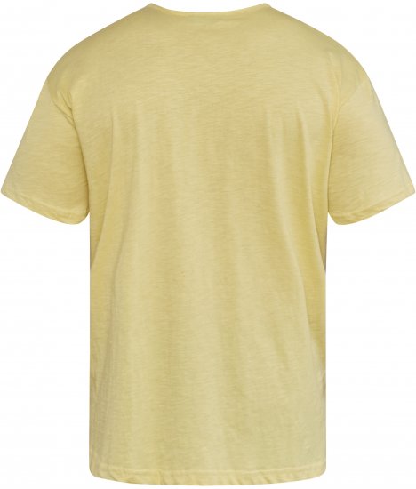 North Latitude 61335 T-Shirt Slub Met Print Maïs - T-shirts - Grote Maten T-shirts Heren