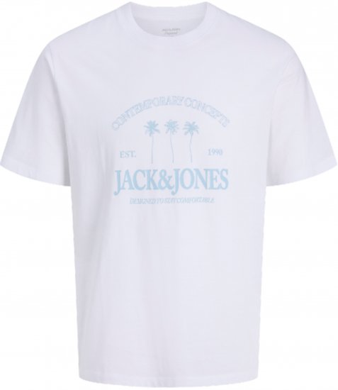 Jack & Jones Nantucket T-Shirt Wit - T-shirts - Grote Maten T-shirts Heren
