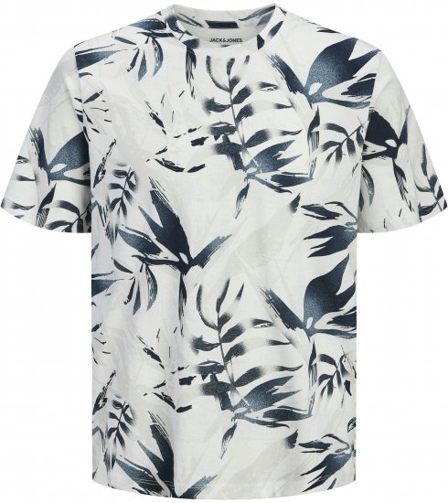 Jack & Jones Honolulu T-Shirt White - T-shirts - Grote Maten T-shirts Heren