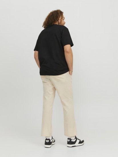 Jack & Jones Logan T-Shirt Black - T-shirts - Grote Maten T-shirts Heren