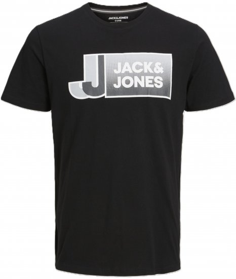 Jack & Jones Logan T-Shirt Black - T-shirts - Grote Maten T-shirts Heren