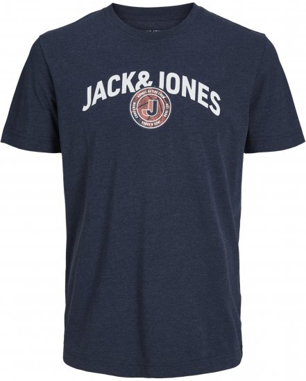 Jack & Jones Ounce T-Shirt Navy - T-shirts - Grote Maten T-shirts Heren