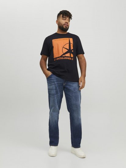 Jack & Jones Conrad T-Shirt Black - T-shirts - Grote Maten T-shirts Heren