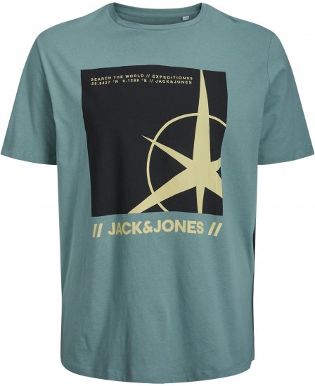 Jack & Jones Conrad T-Shirt Grey - T-shirts - Grote Maten T-shirts Heren