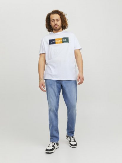 Jack & Jones Codyy T-Shirt White - T-shirts - Grote Maten T-shirts Heren