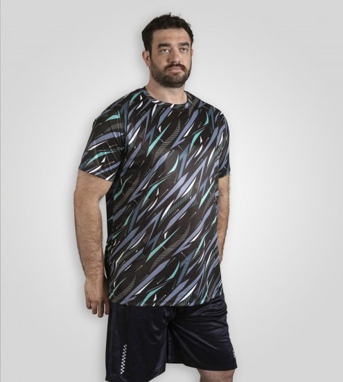 D555 Nottingham T-shirt Lightweight Black - T-shirts - Grote Maten T-shirts Heren