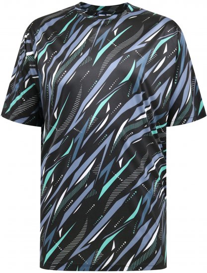 D555 Nottingham T-shirt Lightweight Black - T-shirts - Grote Maten T-shirts Heren