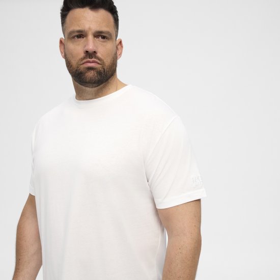 North Latitude T-Shirt O-Neck White TALL - TALL T-shirts - TALL T-Shirts Heren
