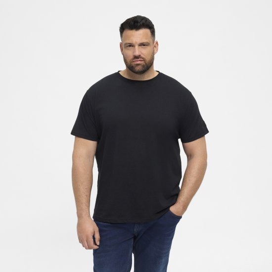 North Latitude T-Shirt O-Neck Black TALL - TALL T-shirts - TALL T-Shirts Heren