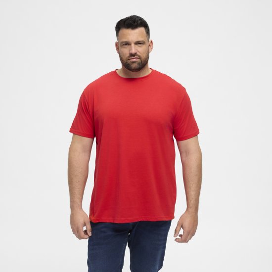 North Latitude T-Shirt O-Neck Red TALL - TALL T-shirts - TALL T-Shirts Heren