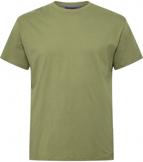 North Latitude T-Shirt O-Neck Olive Green TALL - TALL T-shirts - Extra lange T-shirts voor heren