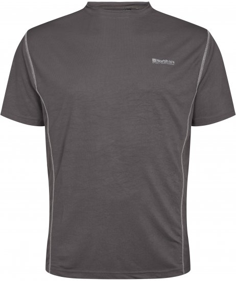 North Latitude T-Shirt Tech Grey TALL - HERENKLEDING MT-6XLT - Tall Kleding Heren
